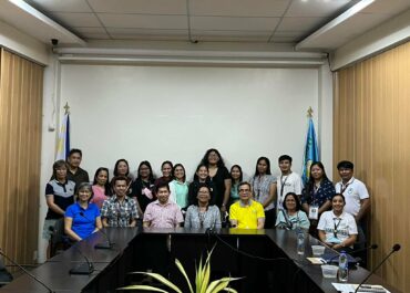 Group photo of ITMoB and WILUP project team with the university officials of DMMMSU