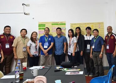 The RE-INVEST WPS Project 2 team and Kalayaan LGU officials pose for a group photo after the focus group discussion and presentation of initial study findings.