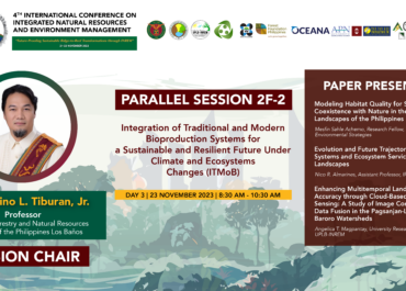 INREM 2023 Parallel Session 2F-2: Integration of Traditional and Modern Bioproduction Systems for a Sustainable and Resilient Future Under Climate and Ecosystems Changes (ITMoB)